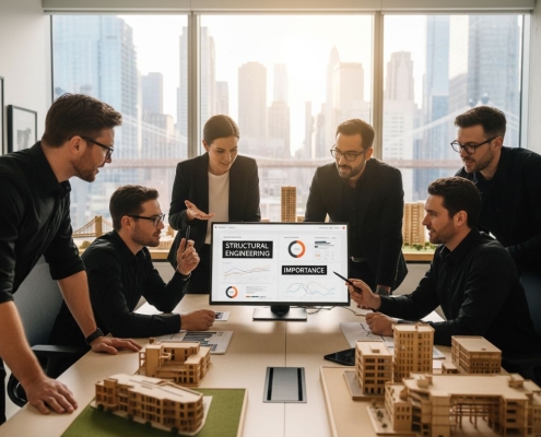 structural engineering office teamwork