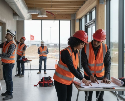 engineer conducting building inspections for owners