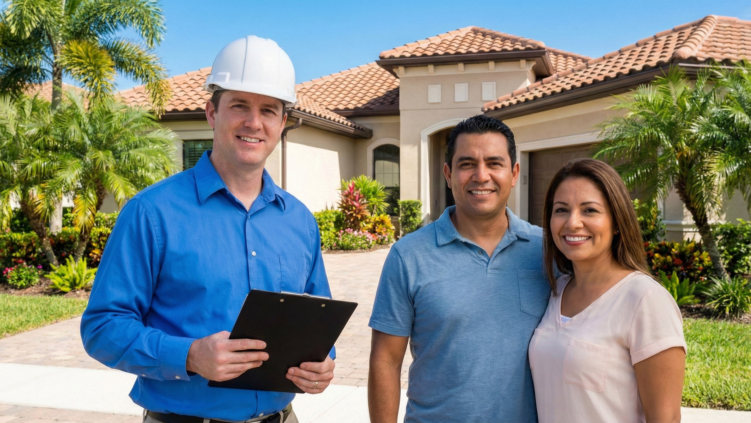 FLE Home Hero Thumbnail – Residential Inspection – 2560×1440 (Alt) Five-star customer testimonial from a verified builder describing the delivery of hurricane-ready engineering plans for a new construction project. The testimonial highlights end-to-end coordination from design through permitting, clear communication throughout the process, and dependable project oversight. Used as a trust and credibility graphic emphasizing preparedness, coordination, and inspection-informed planning for new builds. Image size: 4670×1788 pixels.